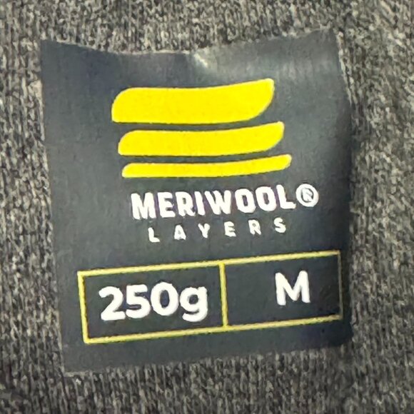 MERIWOOL Women's Base Layer 100% Merino Wool Midweight 250g Half Zip Sweater - Picture 6 of 7